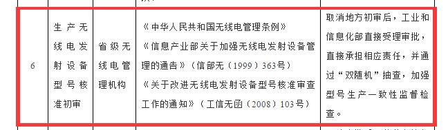 型号核准SRRC初审已取消，注意只是初审!